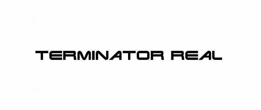 Terminator Real Fonts techno fonts download