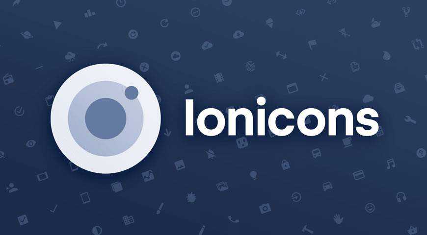 Ionicons Icon Pack for Ionic Framework @fontface webfont free