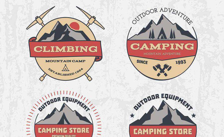 Outdoor Adventure Logo Templates EPS Format