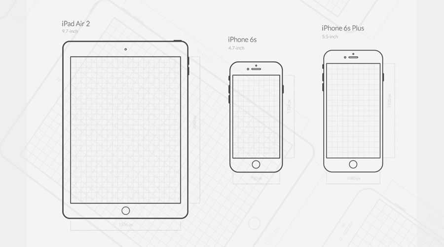 iOS UX Wireframe Icon Set free wireframe template PNG SVG EPS Format