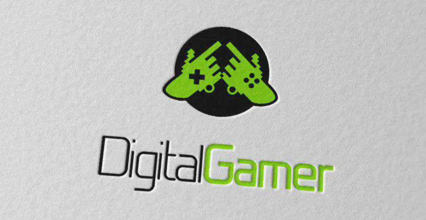 Digital Gamer Logo Template gamer video game