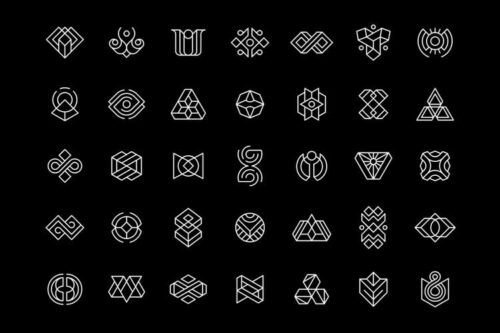 20+ Best Geometric Logo Templates in 2024