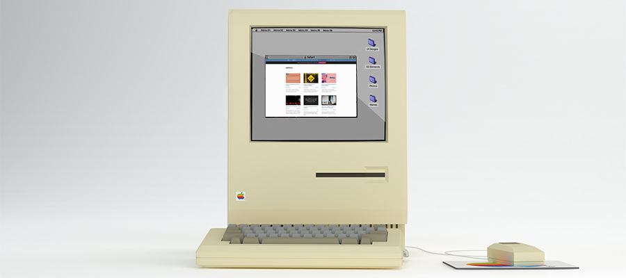 How would your website look on a classic Macinstosh computer?