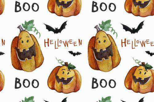 10 Free Vector Patterns for Halloween (AI, EPS & JPG)