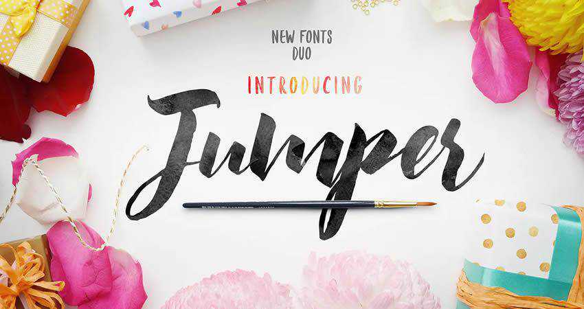 Jumper Script Fonts hand-drawn font free