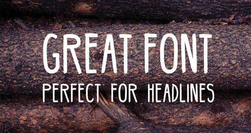 Handmade Hipster Font free hand-drawn font free