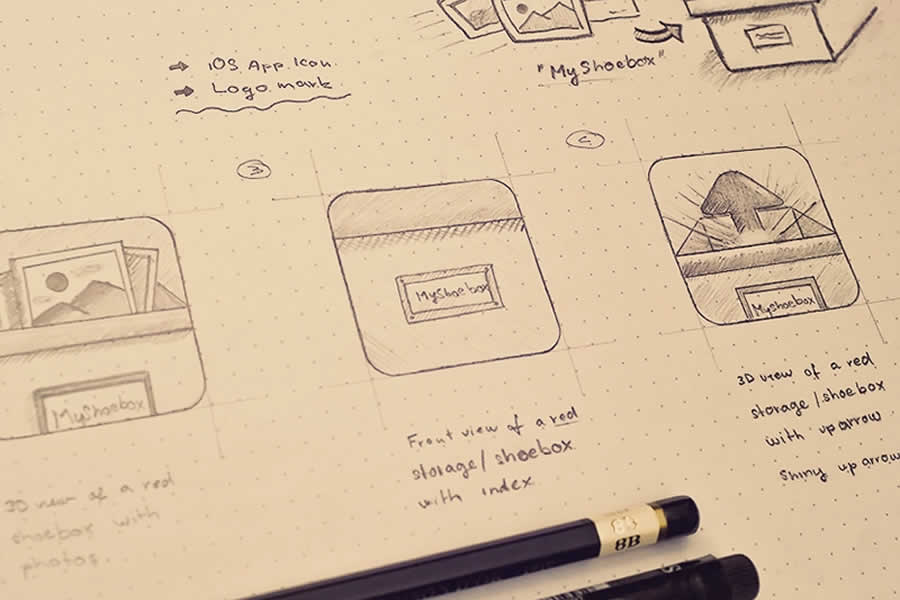 iOS App Icons Sketches