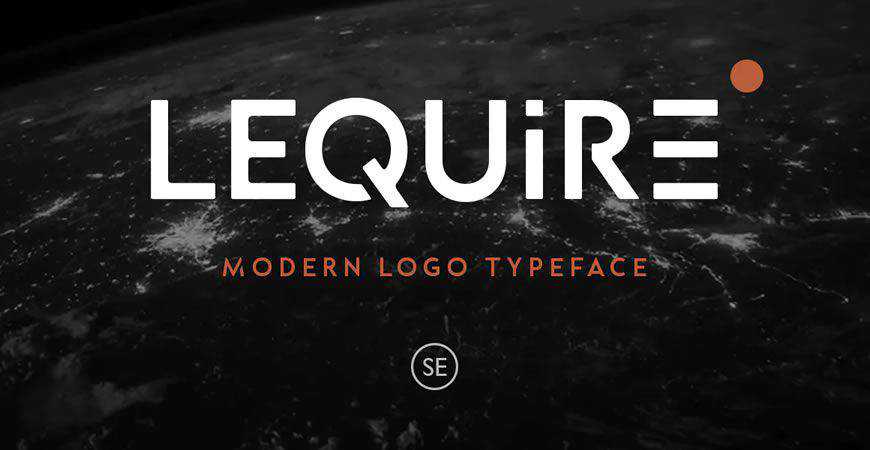 Lequire Modern Sans logo font typeface logotype