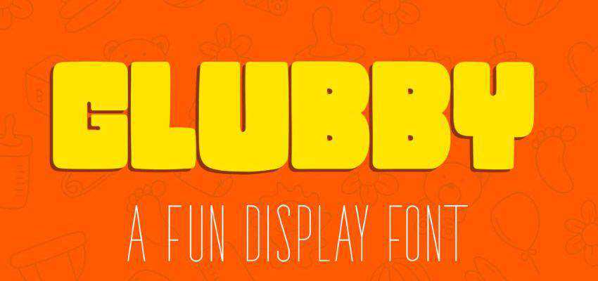 Glubby - Fun Display Font