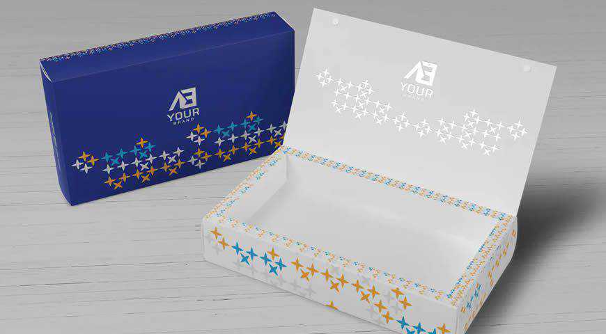 Package Box Photoshop PSD Mockup Template