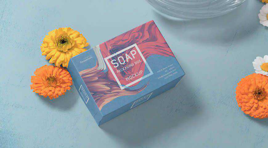 Soap Packaging Photoshop PSD Mockup Template