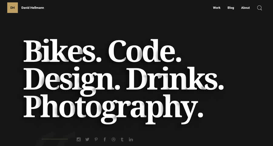 David Hellmann Inspiration Web Graphic Design Portfolio