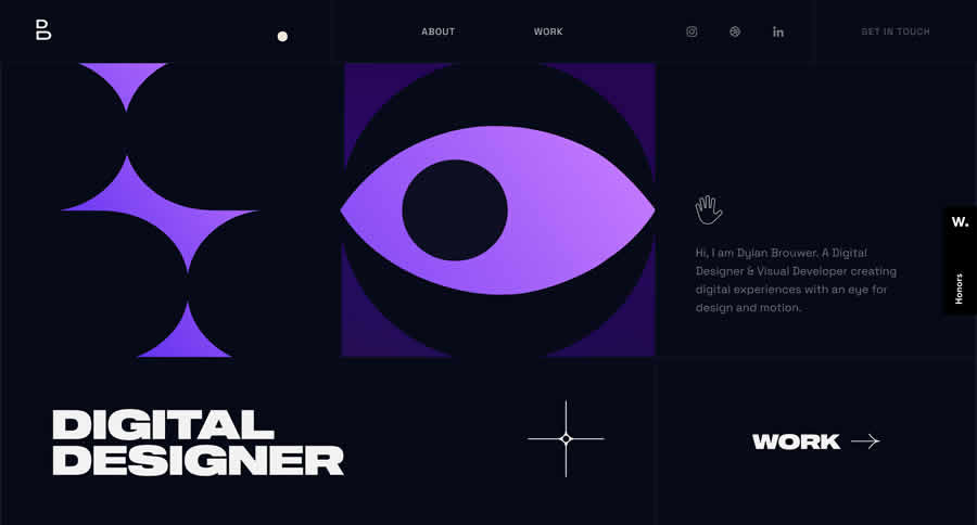 Dylan Brouwer Inspiration Web Graphic Design Portfolio