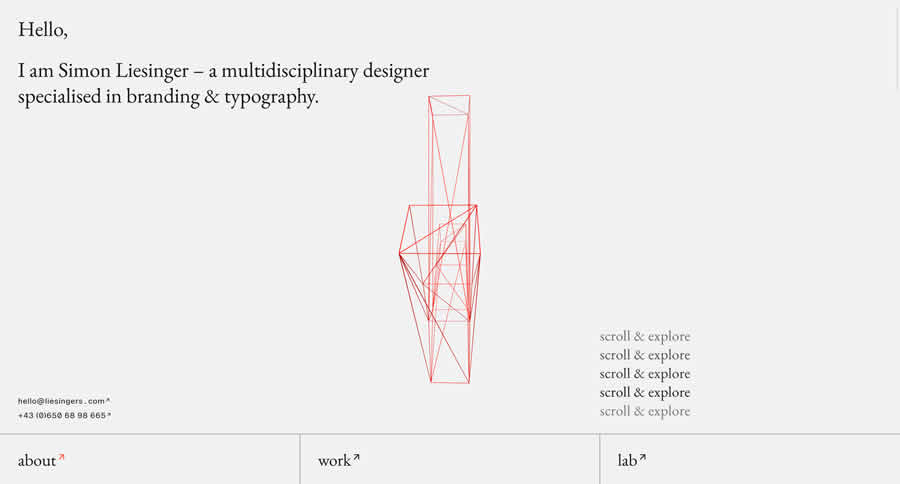Simon Liesinger Inspiration Web Graphic Design Portfolio