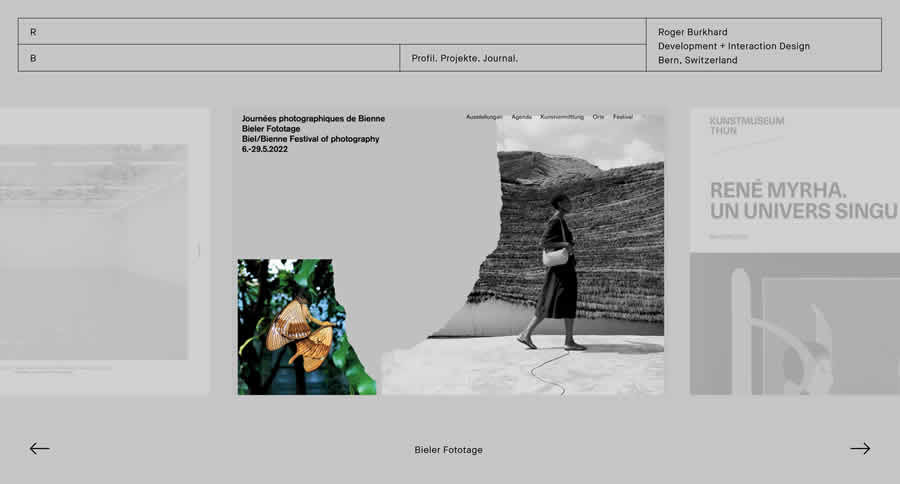 Roger Burkhard Inspiration Web Graphic Design Portfolio