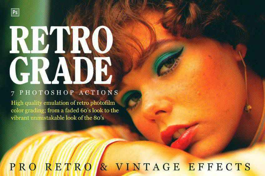 Retro and Vintage Photoshop Actions