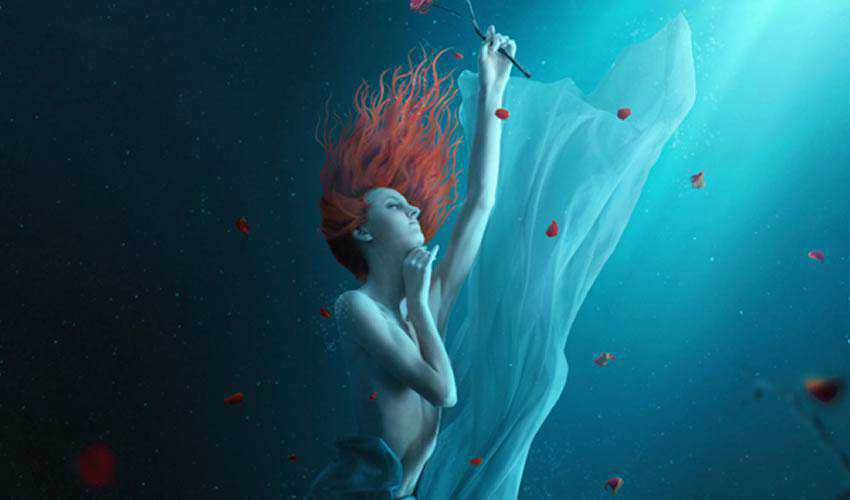 A Fantasy Underwater Scene with Photoshop