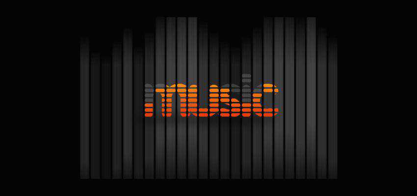 Music Equalizer Text Effect text effect adobe photoshop tutorial