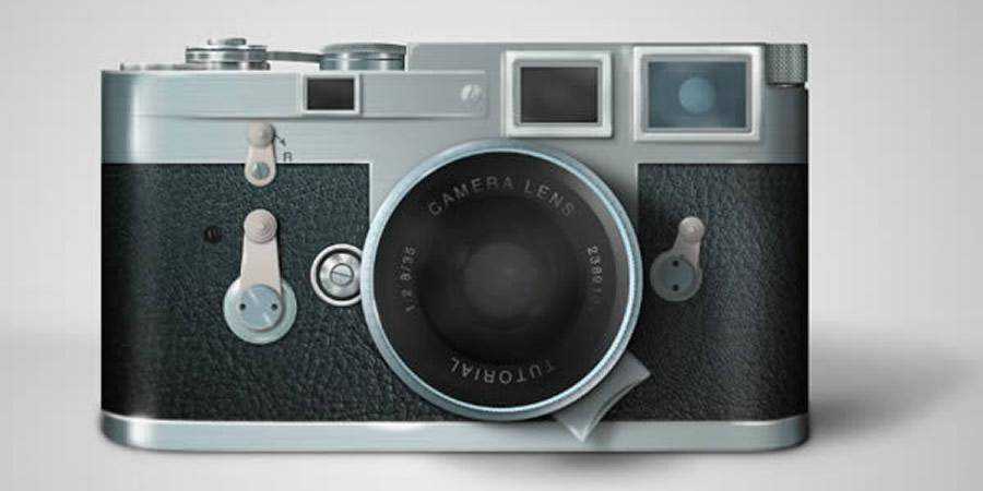 Draw Leica Camera Photoshop Tutorial