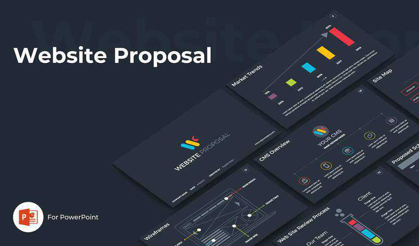 Website PowerPoint business proposal presentation template