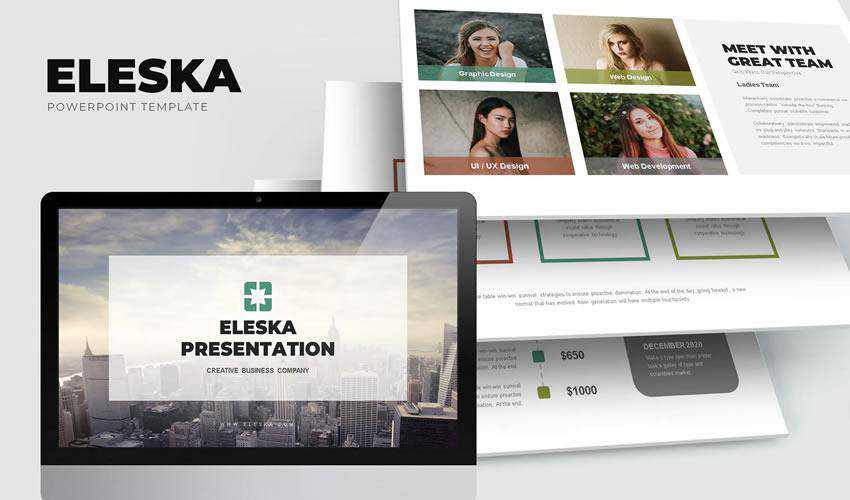 Eleska Marketing PowerPoint Business Sales presentation template