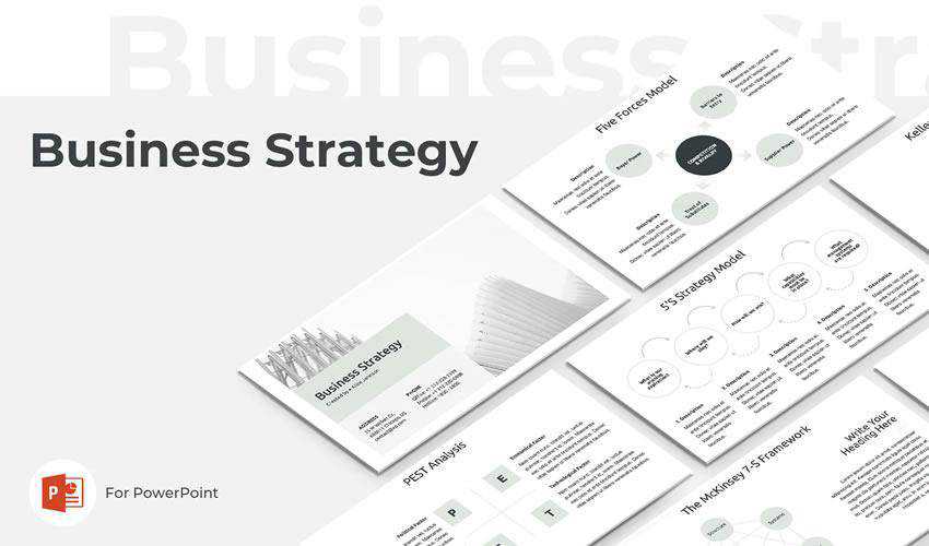 powerpoint business strategy presentation template