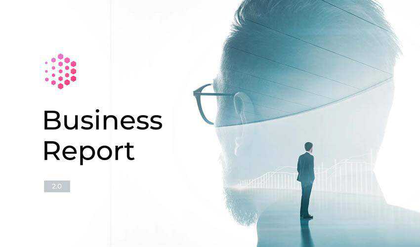 Report 2.0 PowerPoint general business multipurpose presentation template