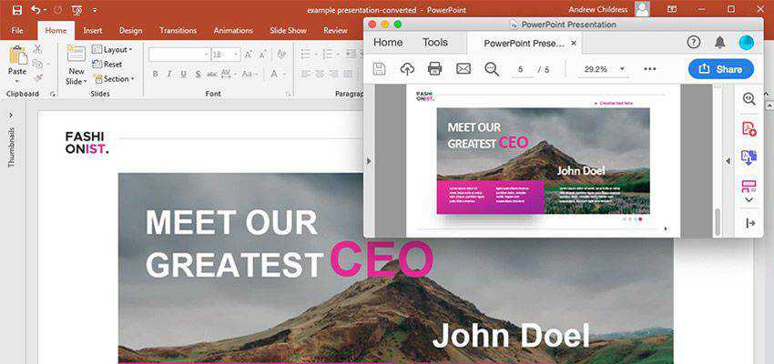 How to Convert & Insert a PDF to PowerPoint