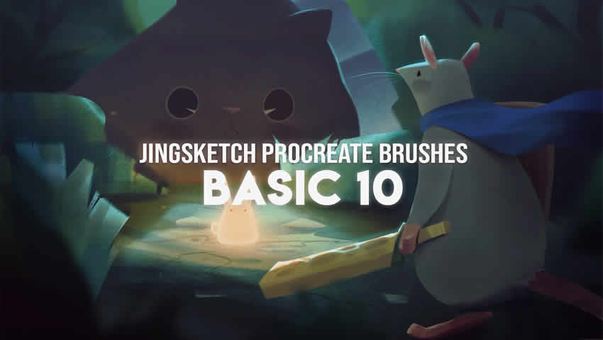Jingsketch Basic Procreate Brushes free