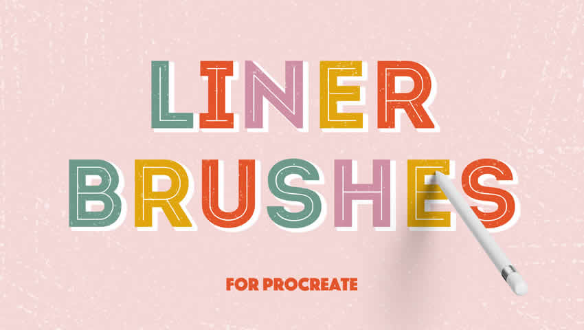 22 Liner Procreate Brushes free