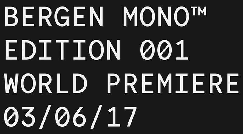Bergen Mono programming code fonts
