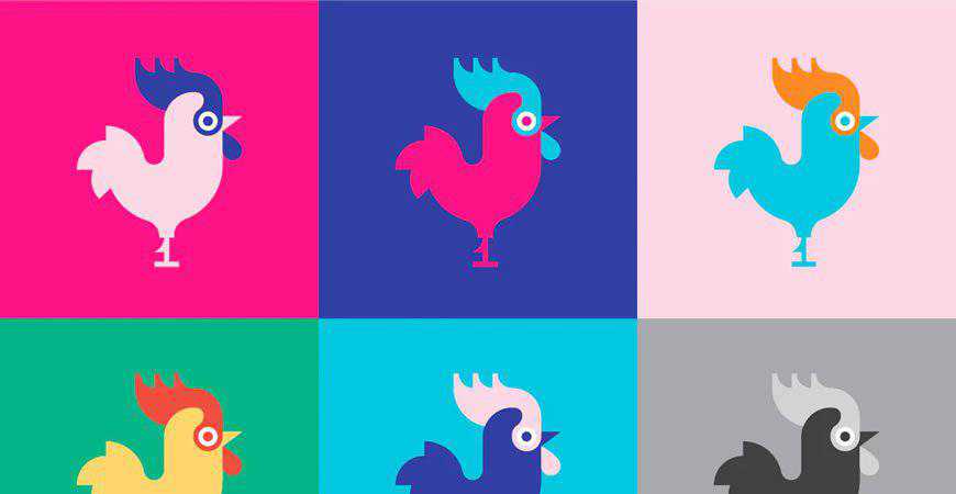 Rooster Logo Template restaurant cooking food