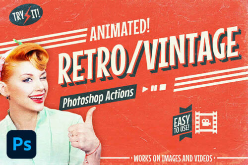 20+ Best Photoshop Actions for Retro & Vintage Effects