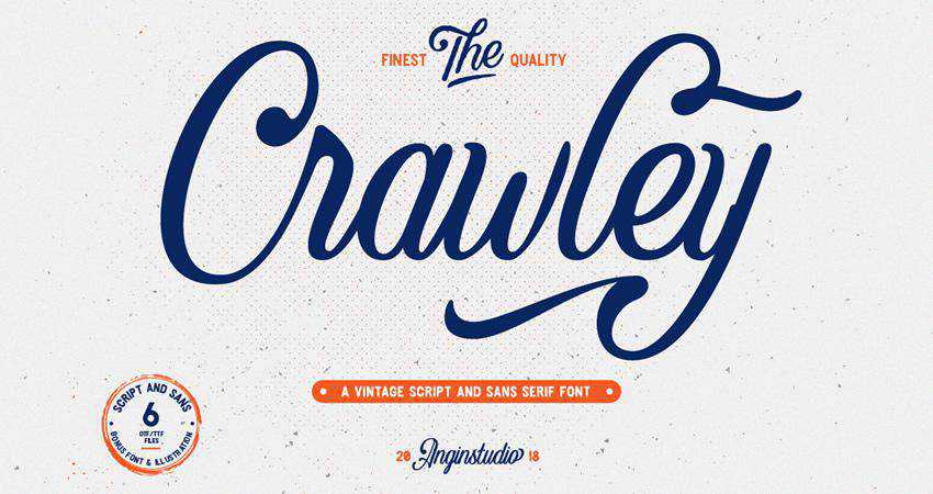 Free The Crawley Script Font