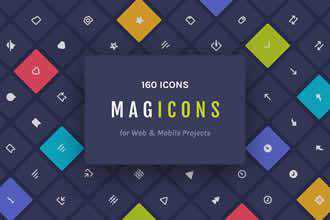 Magicons 160 Icons for Web Mobile
