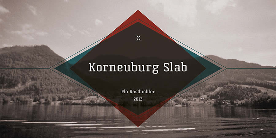 Korneuburg is a top free slab serif font family for designers