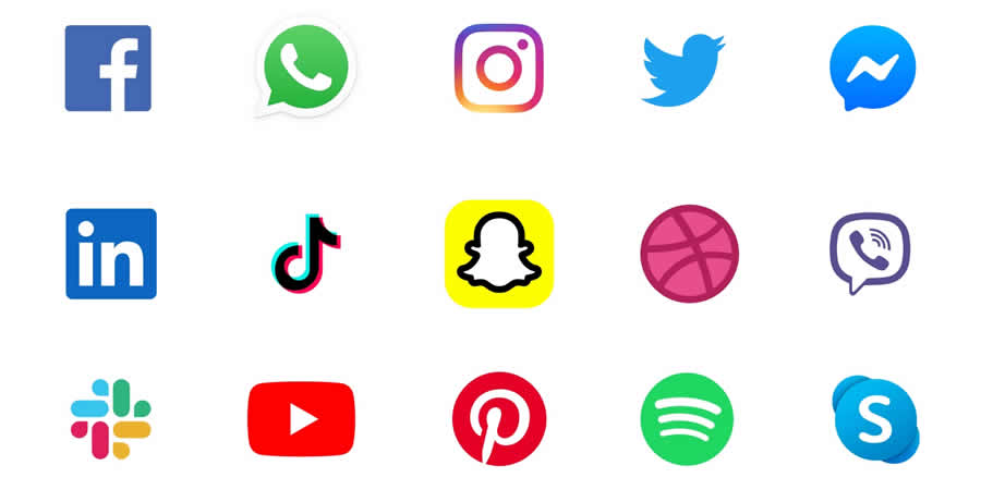 Social Media Logo Icons
