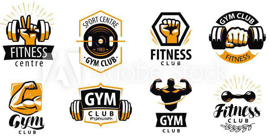 Gym Fitness Logo Templates sport fitness work