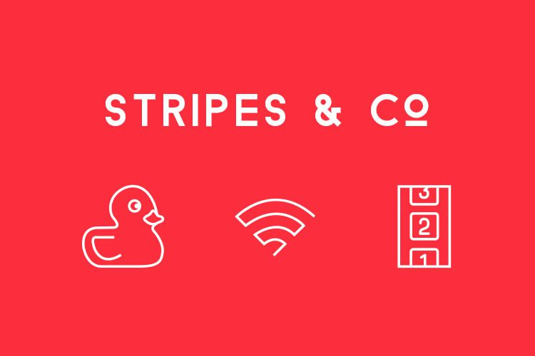 Stripes & Co Line-Styled Free Icon Set (65 Icons in AI & EPS Formats)