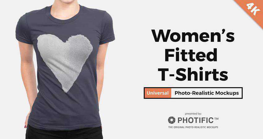 Women T-Shirt Mockups Photoshop PSD