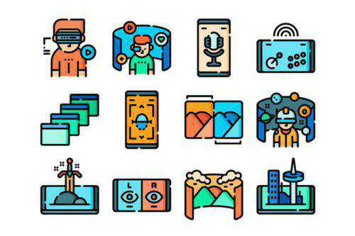 Free Virtual Reality Icon Set (50 Icons in PNG & SVG Formats)