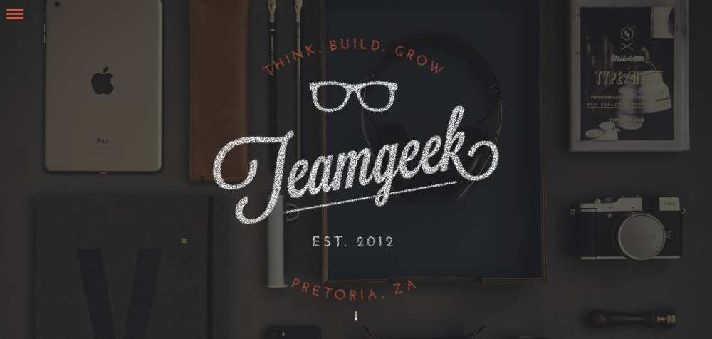 Teamgeek web design agency creative studio inspiration
