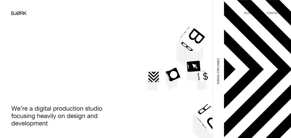 Studio Björk web design agency creative studio inspiration