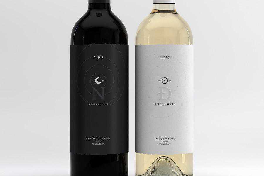 Nocturnalis Durinalis wine label design inspiration