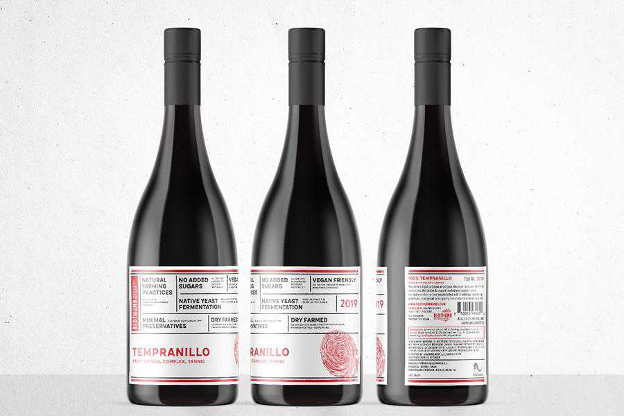 RedThumb Natural wine label design inspiration