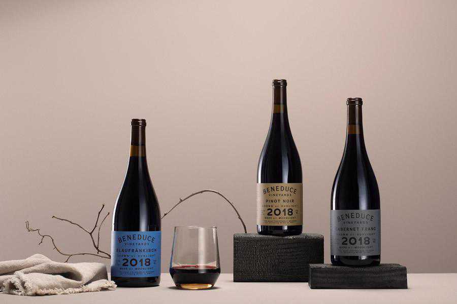Beneduce Classic Series wine label design inspiration