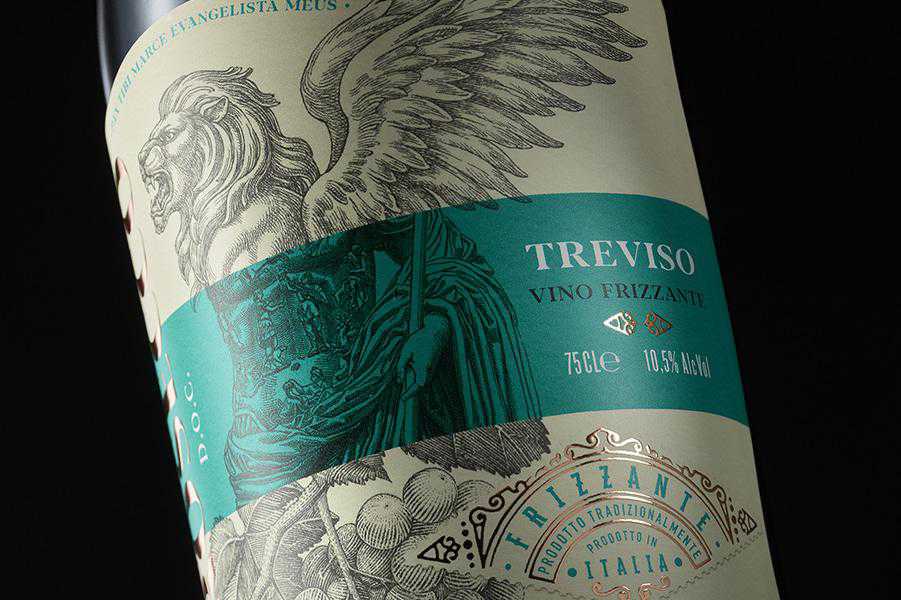 Eleven Wine Brand wine label design inspiration