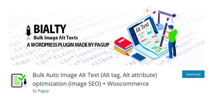 Bulk Auto Image Alt Text (Alt tag, Alt attribute) optimization (image SEO) + WooCommerce