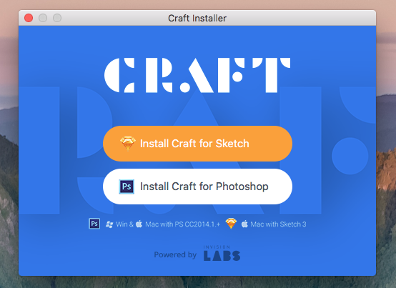 InVision Labs download install Craft sketch.app