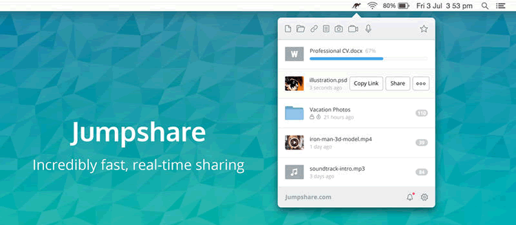 jumpshare realtime sharing sketch app